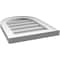 Ekena Millwork Round Top Surface Mount PVC Gable Vent w/ 2"W x 1-1/2"P Brickmould Frame, 14"W x 18"H GVPRT14X1802SN - alternate 3
